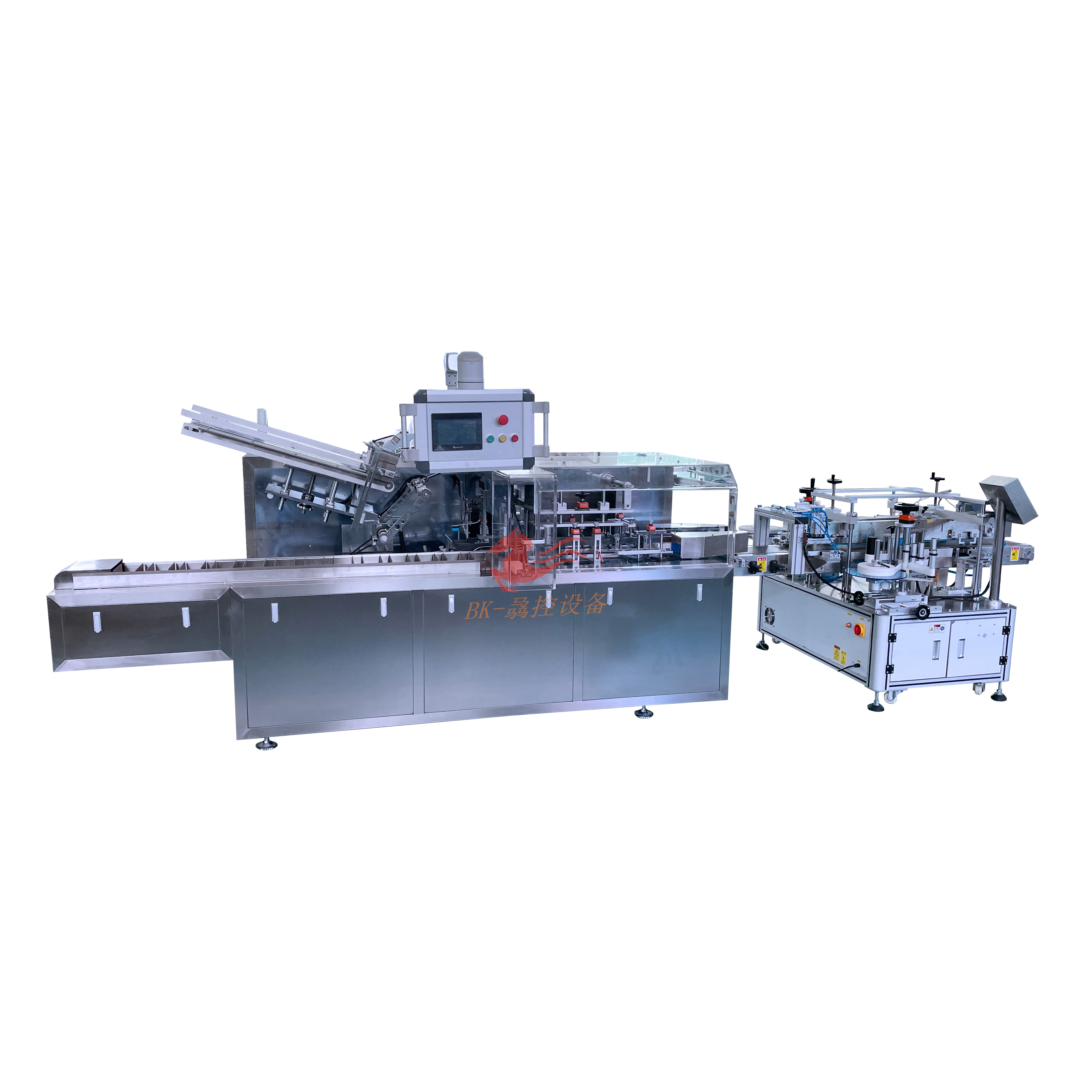 BK-HT-100 丽晖塑胶定制装盒贴标一体机